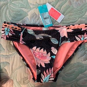 Seafolly Bali Hai Ruched side retro bikini bottom